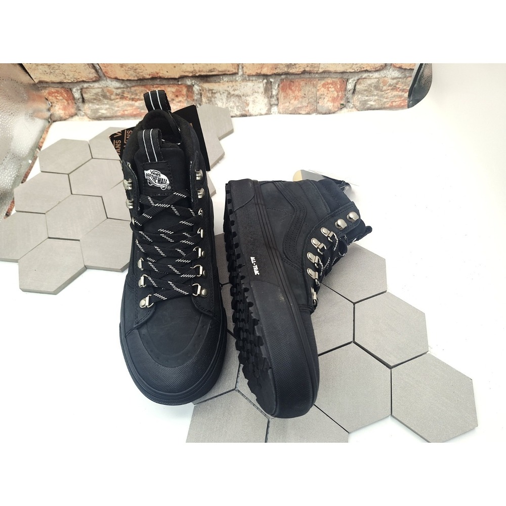 VANS Sk8-Hi DR MTE-2 Black Sneaker Boots Waterproof Women's Size 8 - Picture 11 of 13